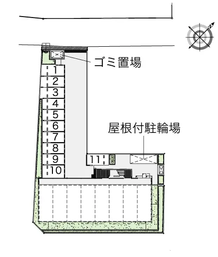 ★手数料０円★志木市中宗岡５丁目 月極駐車場